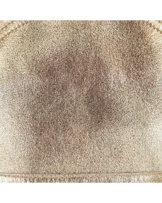 Roberto Cavalli Natural Laminated Leather Biker Jacket