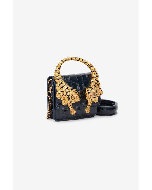 Mini Roar Bag di Roberto Cavalli in Blue