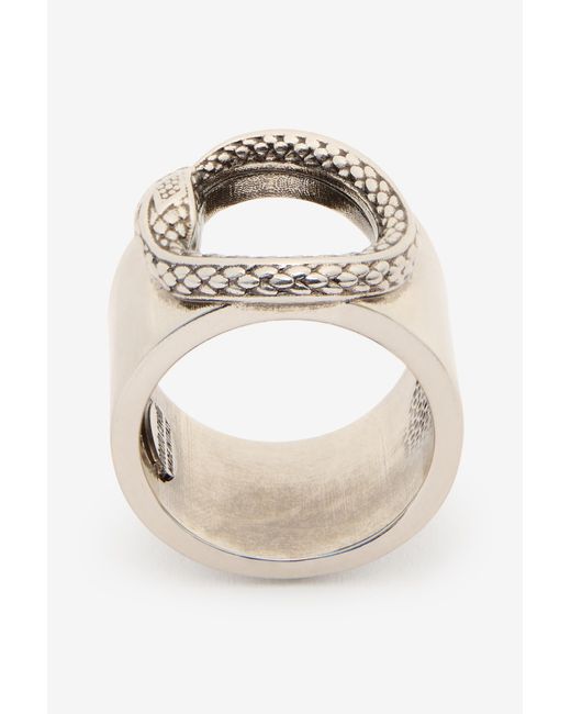 Roberto Cavalli Multicolor Snake Ring for men