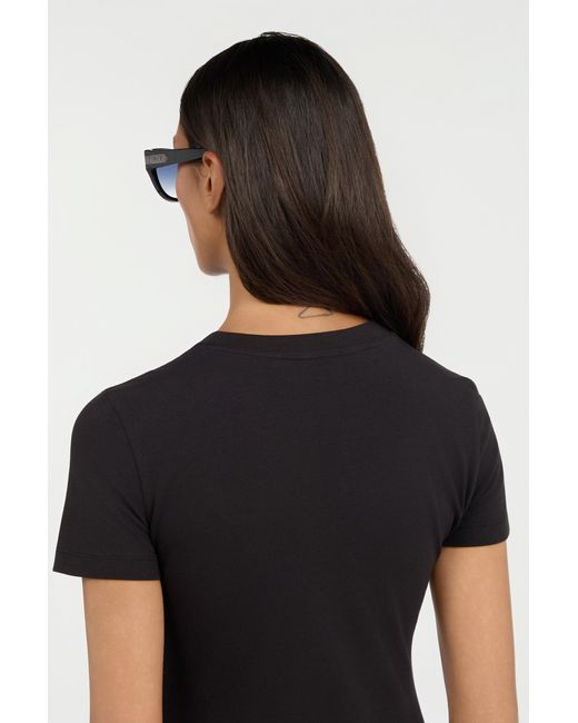 Roberto Cavalli Black Lovers Club Print T-Shirt