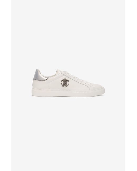 Roberto Cavalli Multicolor Sneaker With Monogram Rc for men