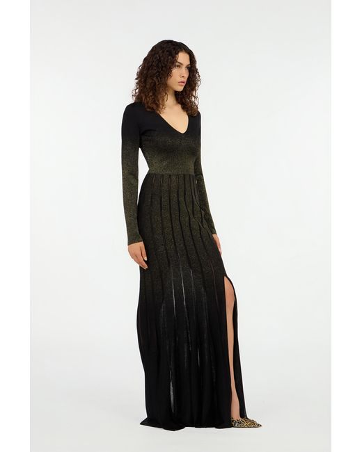 Roberto Cavalli Black Long Dress