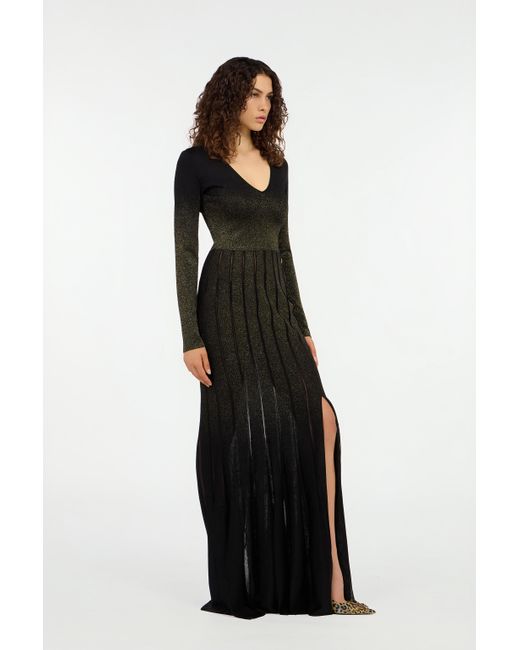 Roberto Cavalli Black Long Dress