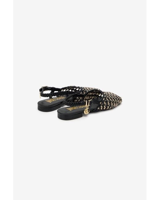 Roberto Cavalli Black Slingback