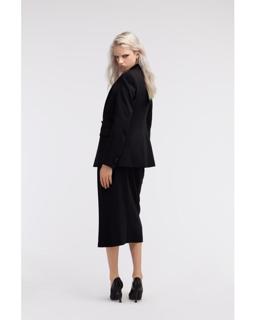 One Button Blazer Roberto Cavalli de color Black