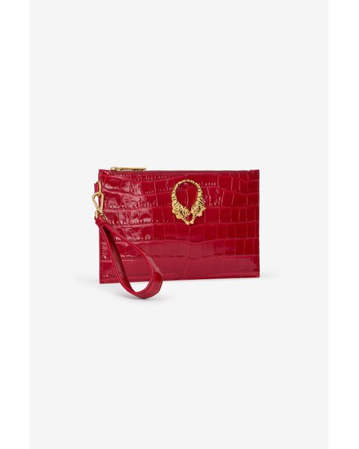 Pouch Roar di Roberto Cavalli in Red