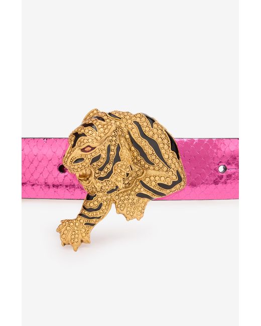 Roberto Cavalli Pink Roar Belt