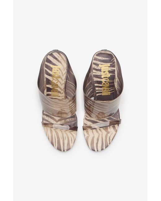 Roberto Cavalli Multicolor Sandal