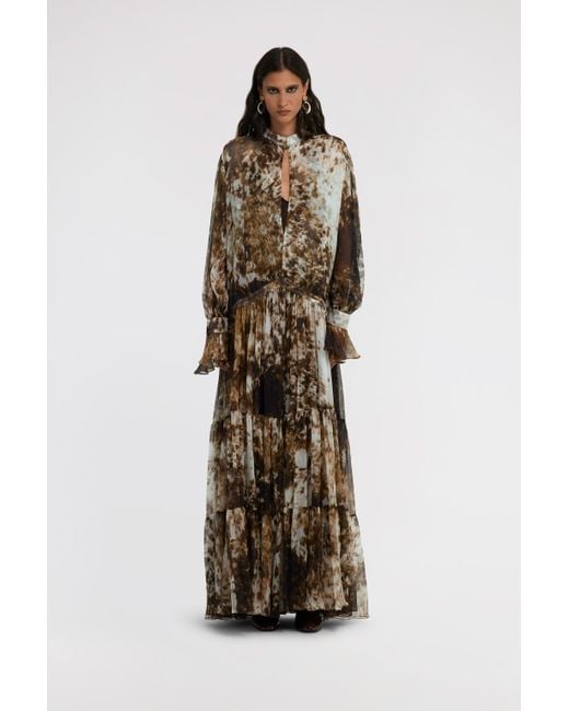 Roberto Cavalli White Appaloosa Print Dress
