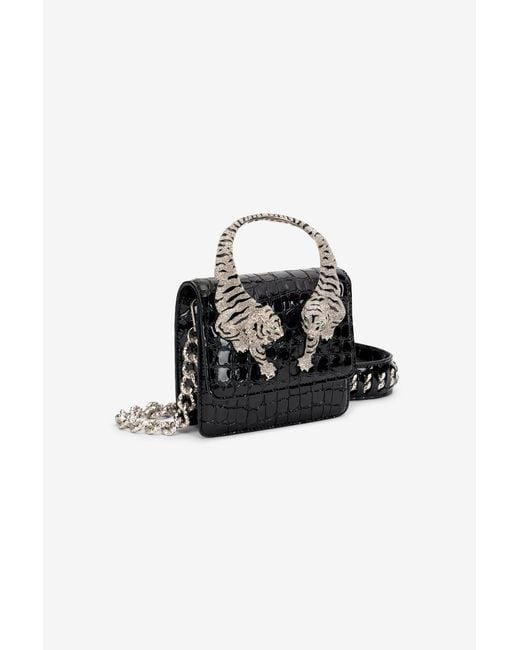Small Roar Bag di Roberto Cavalli in Black