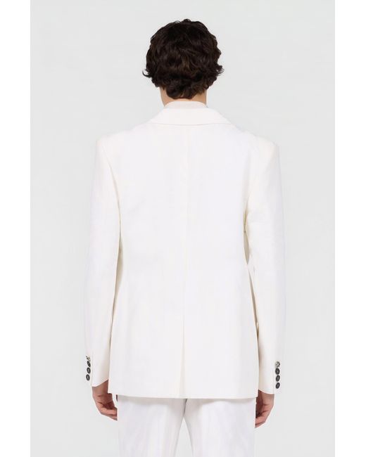 Roberto Cavalli Natural Jacket With Ray Print for men