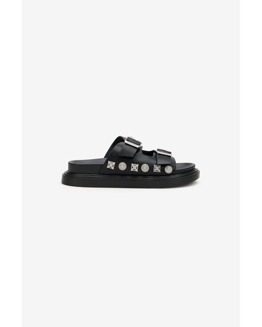 Roberto Cavalli Black Sandal