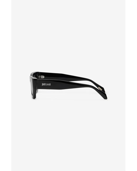 Roberto Cavalli Black Rectangular Frame