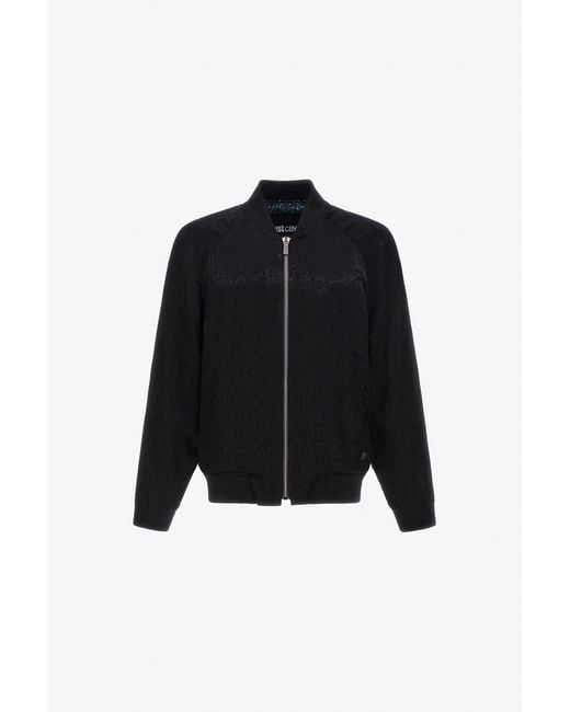 Roberto Cavalli Black Just Cavalli Bomber for men
