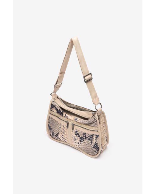 Roberto Cavalli White Torino Bag With Print