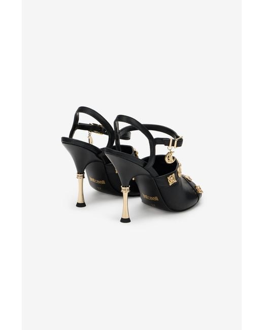 Roberto Cavalli Black Sandal
