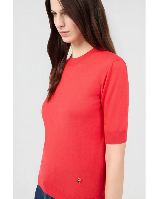 Roberto Cavalli Red Coral Sweater
