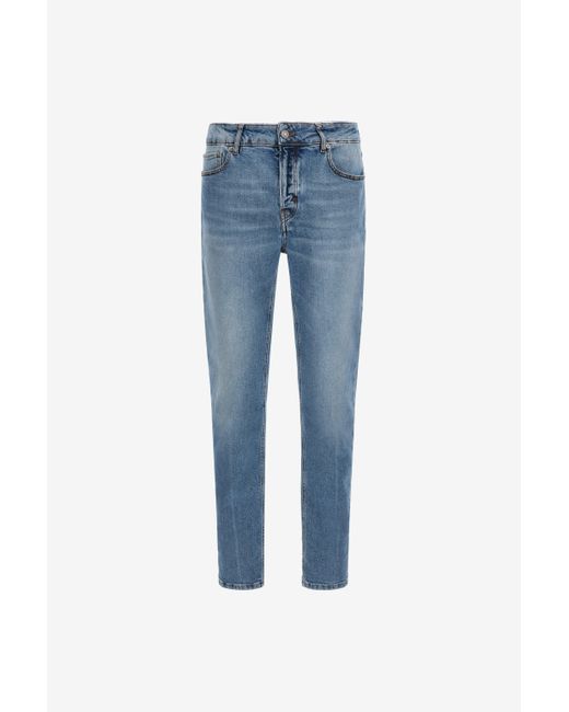 Roberto Cavalli Blue Light Wash Jeans for men