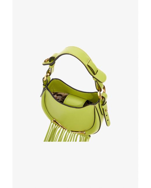 Roberto Cavalli Multicolor Fang Bag Shoulder Bag With Fringes