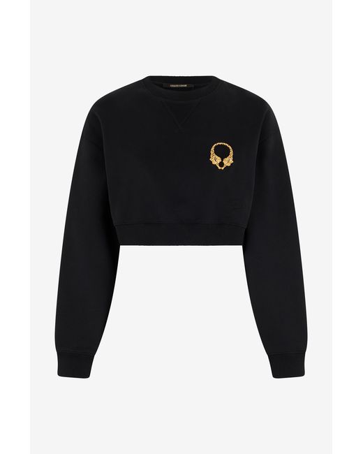 Roberto Cavalli Black Roar Sweatshirt