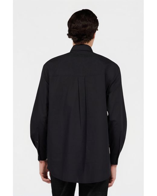 Roberto Cavalli Blue Cotton Shirt