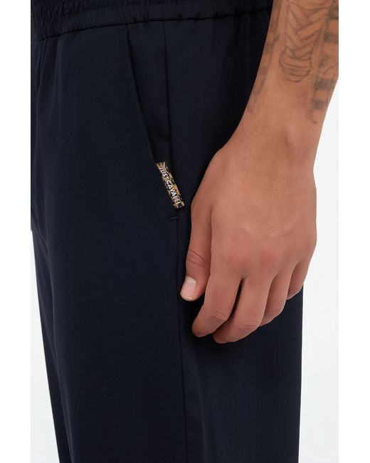 Roberto Cavalli Blue Soft Trousers for men
