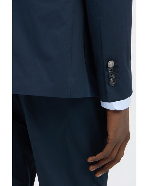 Roberto Cavalli Blue Cotton Suit for men