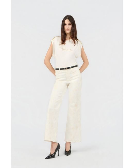 Vaqueros De Denim Roberto Cavalli de color White