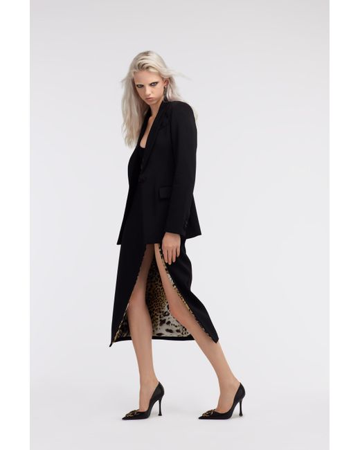 One Button Blazer Roberto Cavalli de color Black