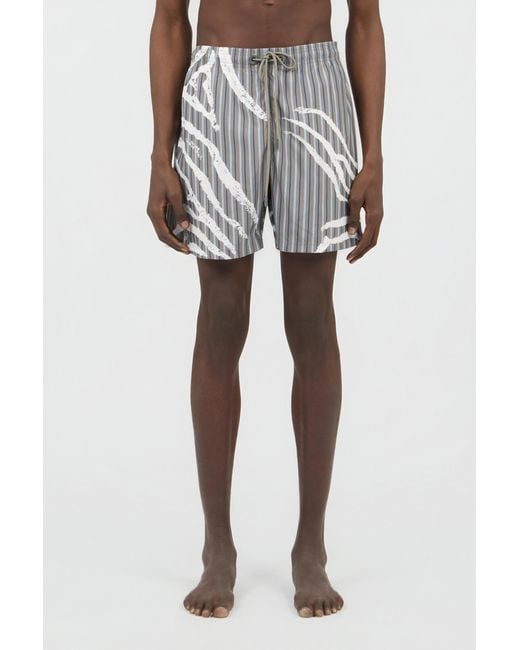 Bañador Gris Roberto Cavalli de hombre de color Gray
