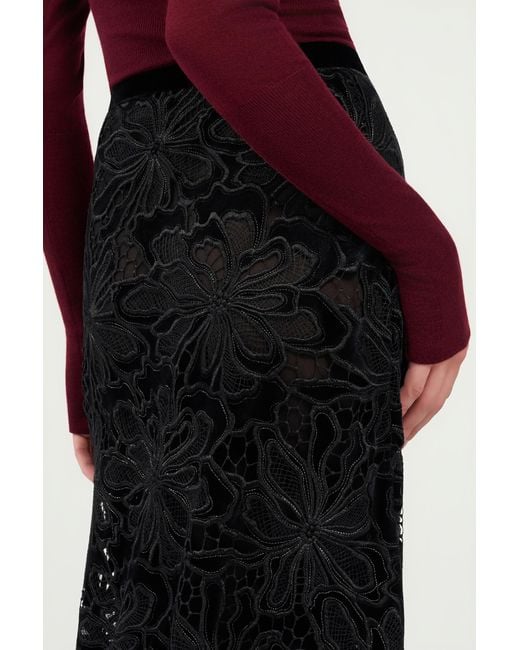 Gonna Lunga di Roberto Cavalli in Black