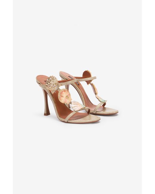 Roberto Cavalli White Sandals With Shells