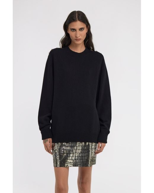 Maglione A Girocollo di Roberto Cavalli in Black