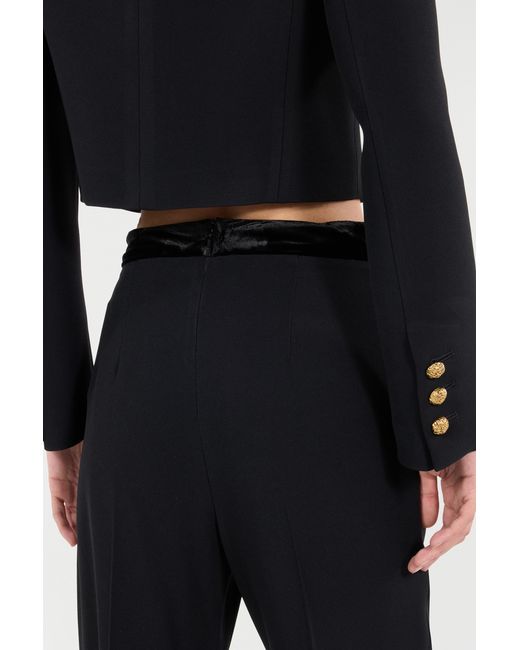 Roberto Cavalli Black Ankle-Length Pants