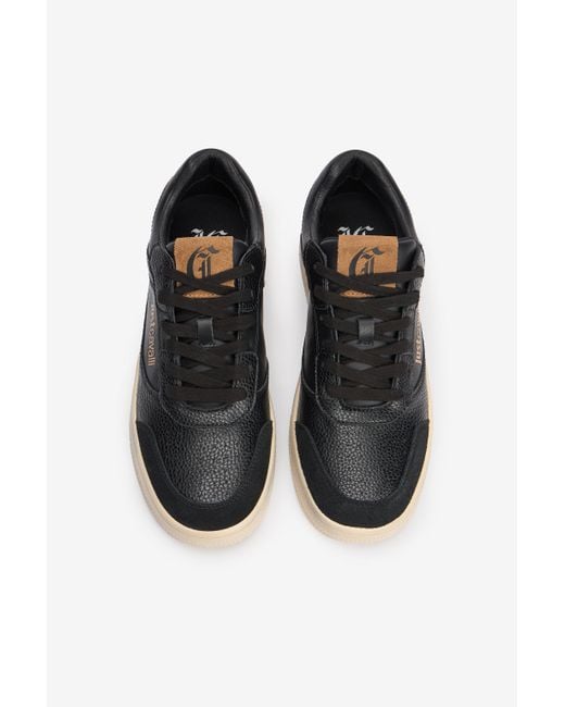 Roberto Cavalli Black Sneakers With Inserts And Logo for men