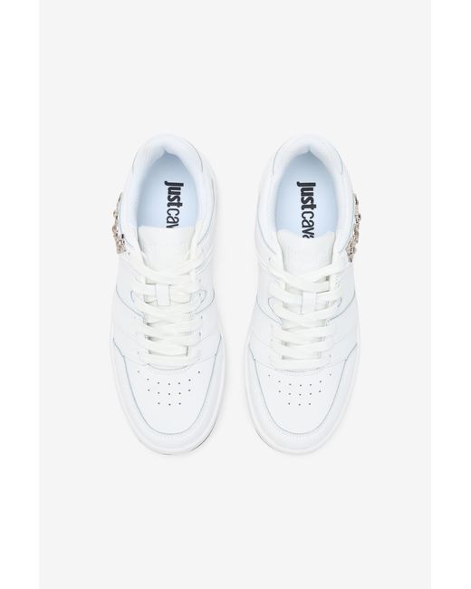 Baskets Blanches Roberto Cavalli en coloris White