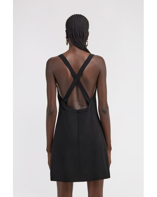 Roberto Cavalli Black Kleid Mit Rc-Logo