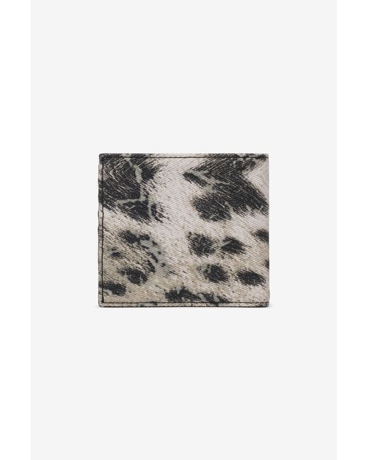Roberto Cavalli Black Wallet With Jaguar Print for men