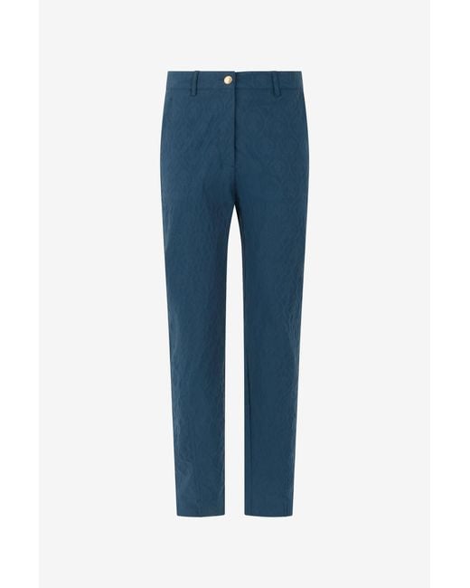 Roberto Cavalli Blue Trousers