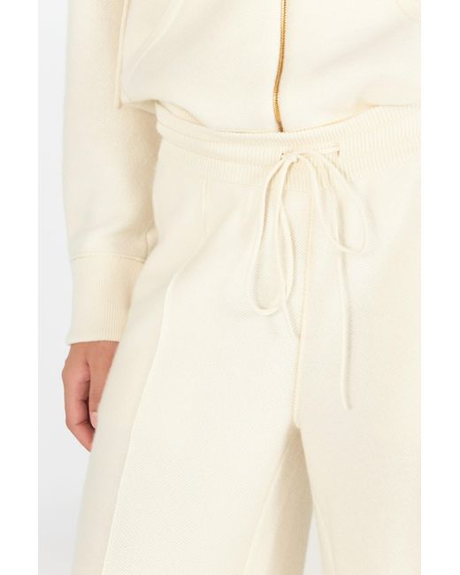 Roberto Cavalli White Drawstring Trousers