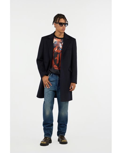 Roberto Cavalli T-Shirt Mit Rusty Stain-Print in Red für Herren