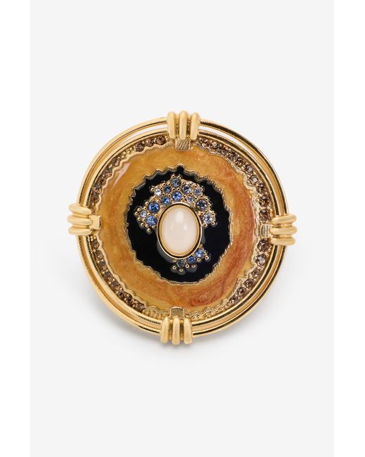 Roberto Cavalli Metallic Butterfly Ring And Ocean