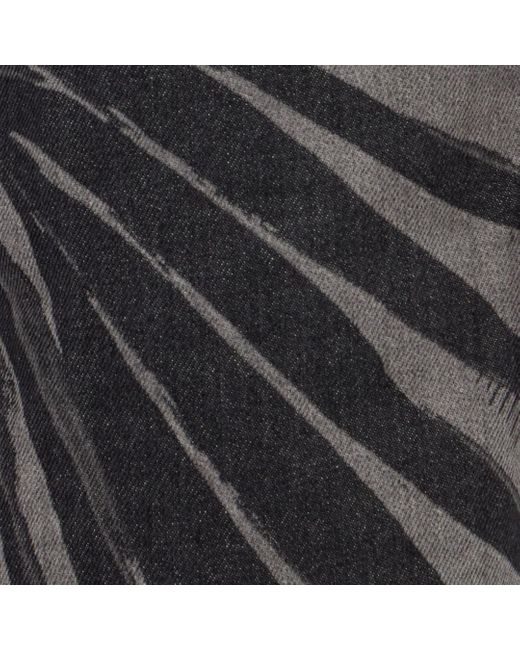 Roberto Cavalli Bermuda Shorts Mit Ray Of Print in Gray für Herren