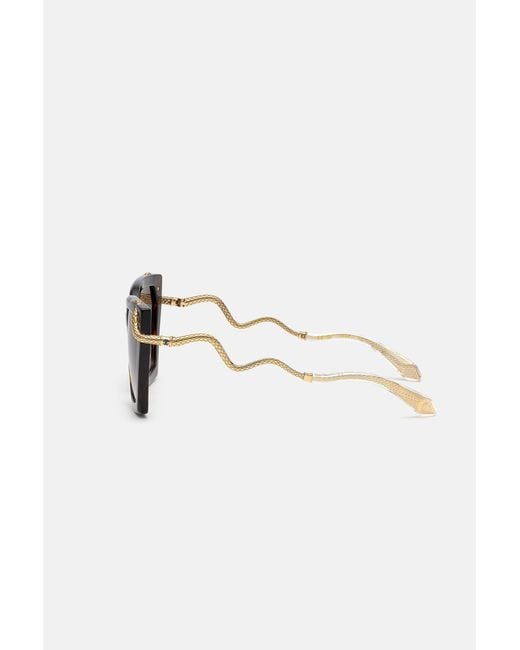 Roberto Cavalli Black Sunglasses Snake Collection