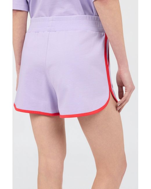 Roberto Cavalli Purple Shorts