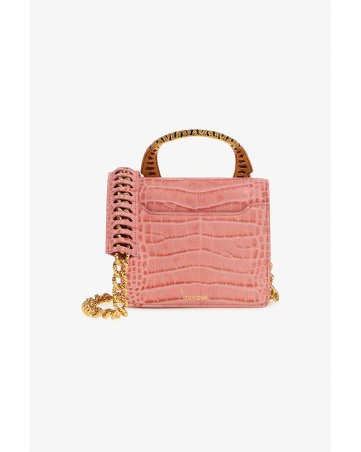 Roberto Cavalli Pink Medium Roar Bag