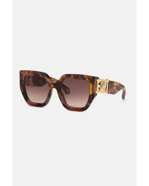 Roberto Cavalli Brown Sunglasses Mirror Snake Collection