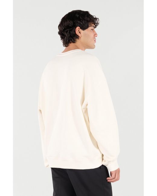 Roberto Cavalli White Sweatshirt With Monogram for men