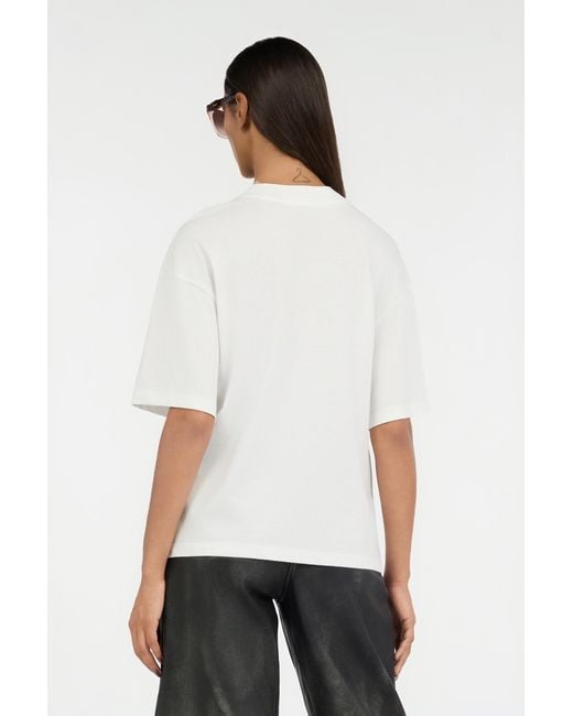 Roberto Cavalli White Lovers Club Print T-Shirt