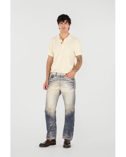 Roberto Cavalli White Jeans Trousers With Washed Effect for men